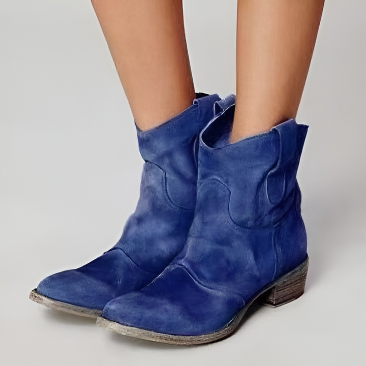 Laluna® | Chic Suède Enkellaarsjes