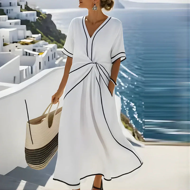Athena - Elegante Flatterende Jurk