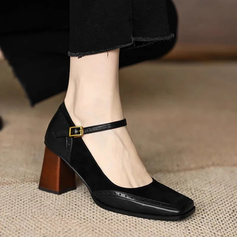Ellie | Klassieke Leren Pumps
