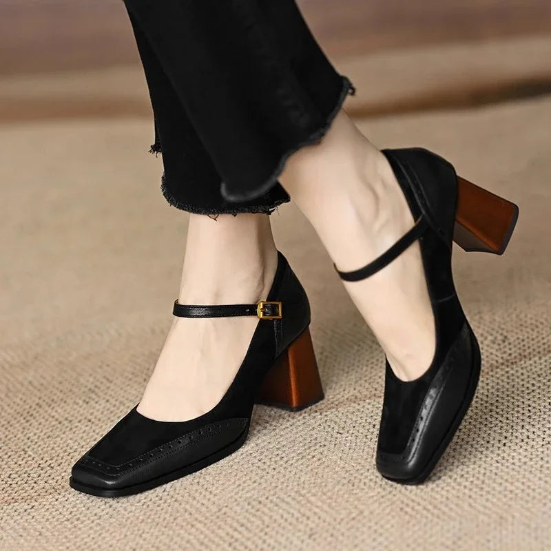 Ellie | Klassieke Leren Pumps