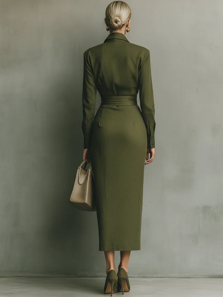 Hera | Elegante Maxi Aansluitende Jurk