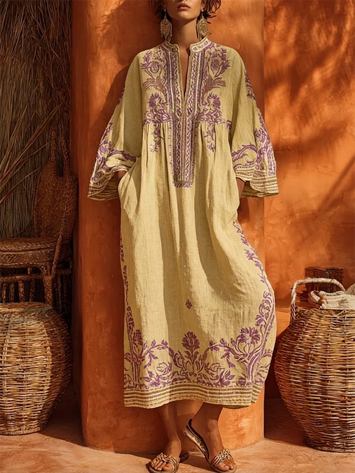 Celestina - Boho jurk met mediterrane charme