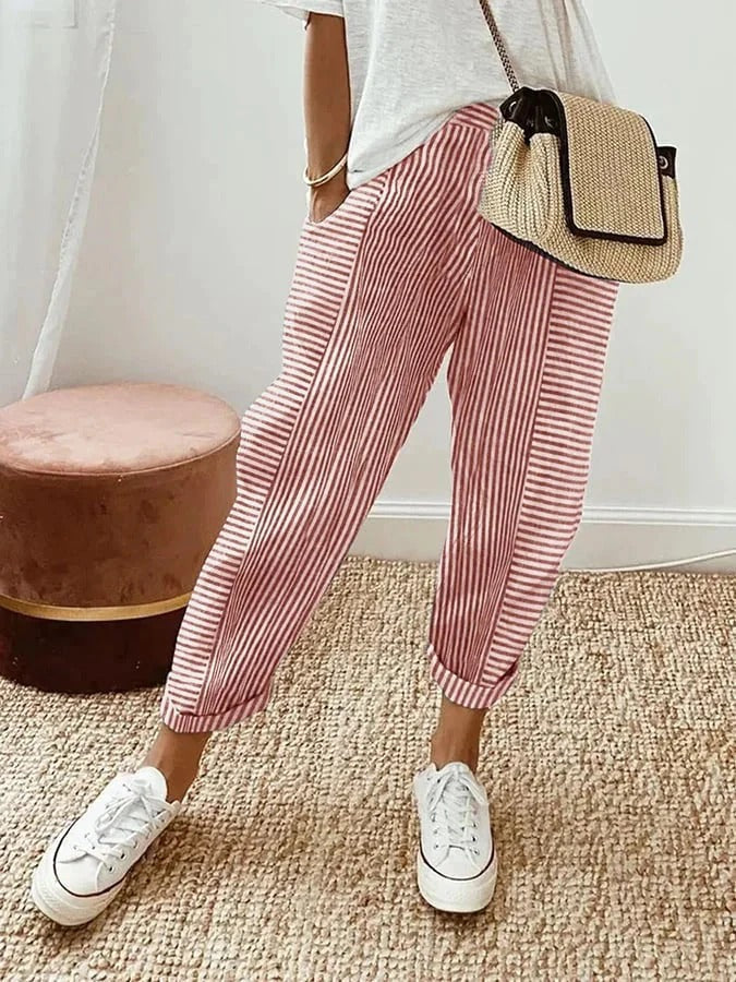 Loraine | Gestreepte Broek