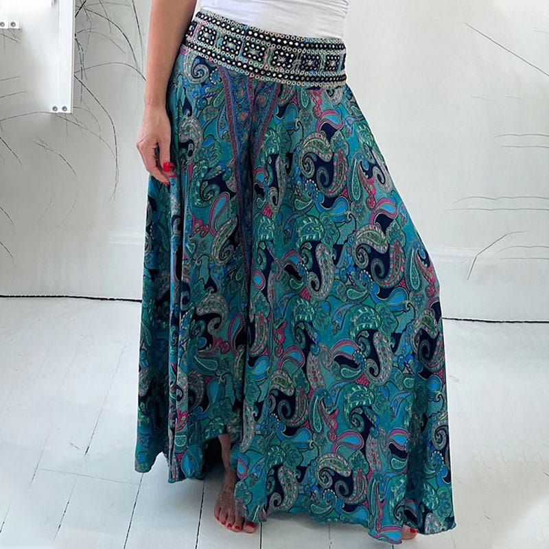 Reagan - Boho Chic Wijde Pantalons
